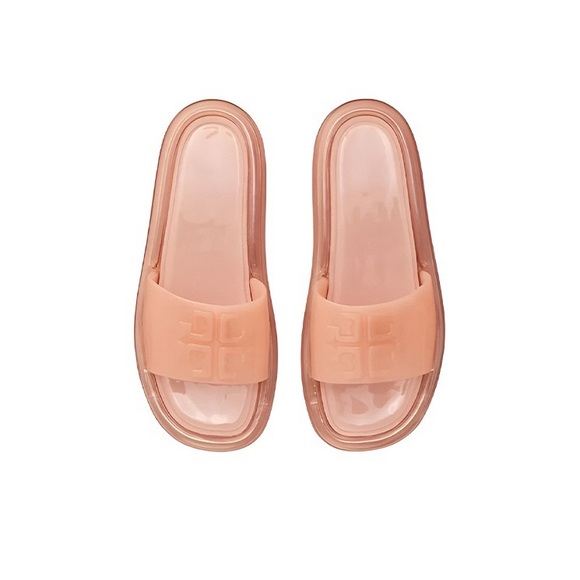Tory Burch Bubble Jelly Slides- Pink Salt size 7 - Picture 3 of 5